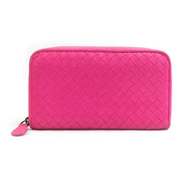 ボッテガヴェネタ 長財布 ピンク 国内即発【BOTTEGA VENETA/ボッテガヴェネタ】ZIP長財布 ピンク