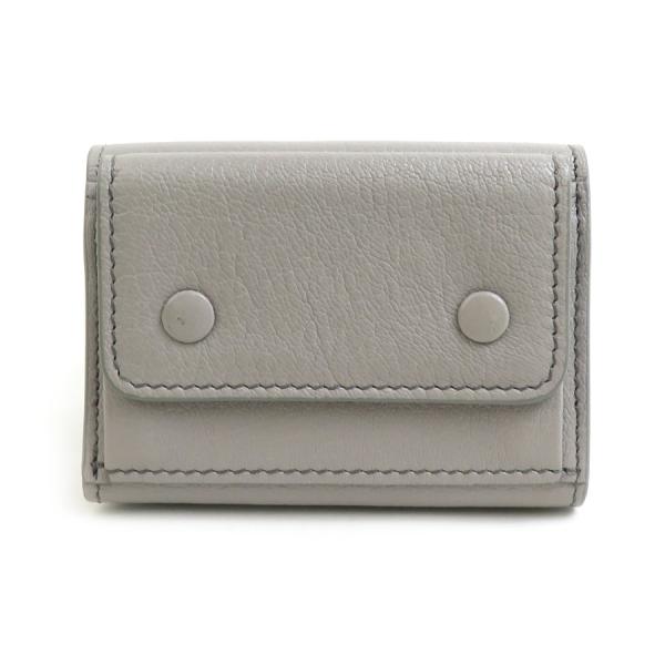 メゾンマルジェラ Maison Margiela 三つ折り財布 レザー グレー