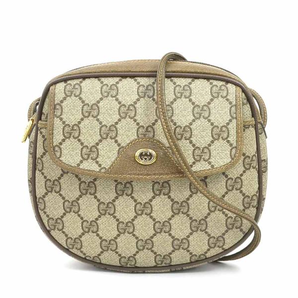 GUCCI（グッチ） ショルダーバッグ GGスプリームキャンバス ブラウン 