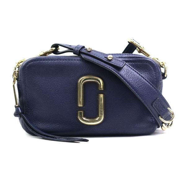 マークジェイコブス MARC JACOBS ハンドバッグ ザ ソフトショット 21 レザー ネイビー