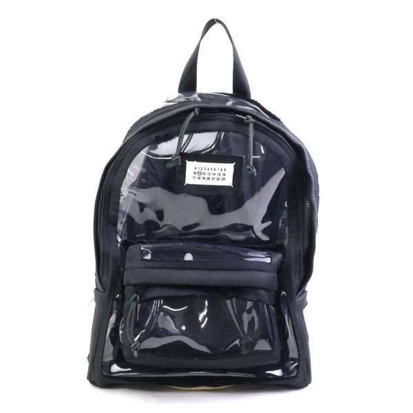 メゾンマルジェラ Maison Margiela リュック PVC/ナイロン ブラック