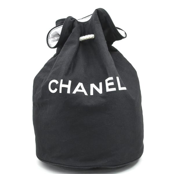 CHANEL（シャネル） ショルダーバッグ 巾着バッグ キャンバス ブラック