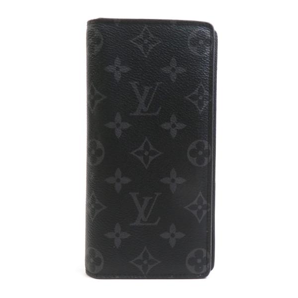 ルイ ヴィトン LOUIS VUITTON 二つ折り長財布 モノグラム エクリプス ポルトフォイユ ブラザ/モノグラム エクリプス ブラック