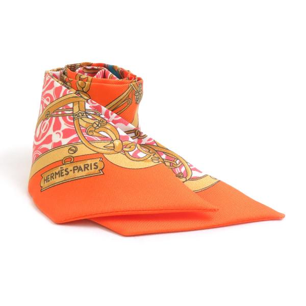 エルメス HERMES スカーフ ツイリー シルク マルチカラー