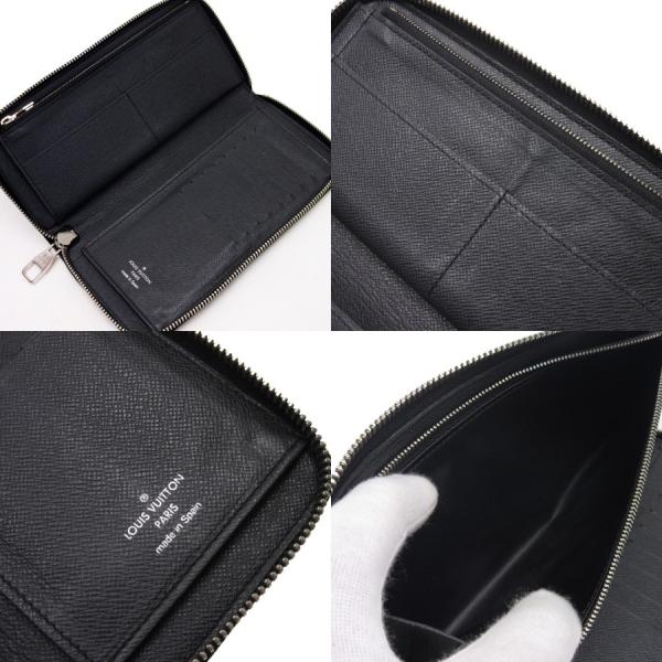 ルイヴィトン Louis Vuitton ラウンドファスナー長財布 タイガ ジッピー ブラック 送料無料 新品 定番人気 ヴェルティカル タイガレザー アルドワーズ ウォレット