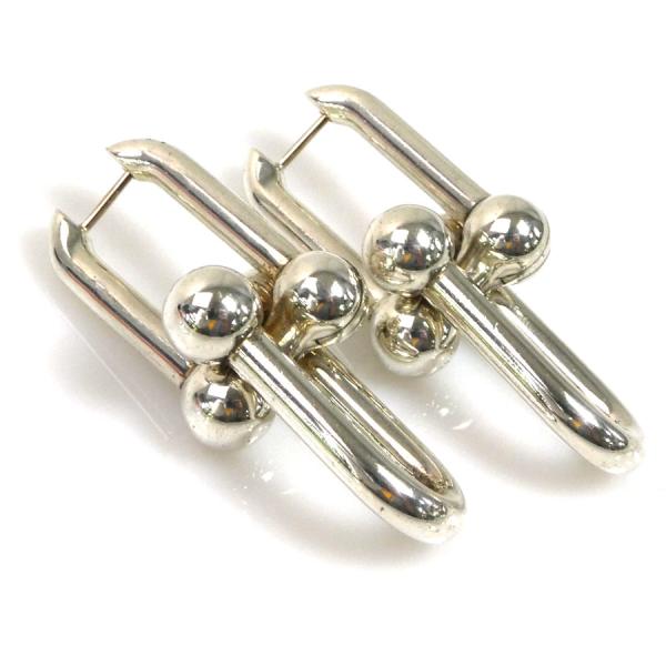 【いじち】 Tiffany & Co. シグネチャーピアス　シルバー925 TIFFANY&Co.（ティファニー） ピアス ハードウェア リンク ピアス