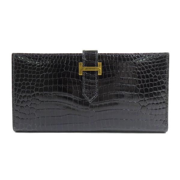 エルメス✨ベアン✨クラシック✨ブラック✨二つ折り　長財布 駅南やまご質店オンラインショップ / エルメス ベアン