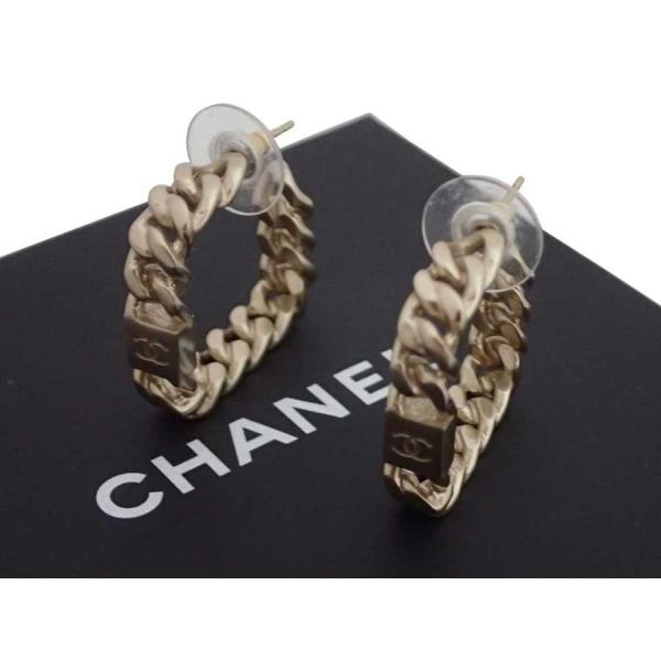 シャネル Chanel ピアス ココマーク 5 大好評 金属素材 美品 ゴールド