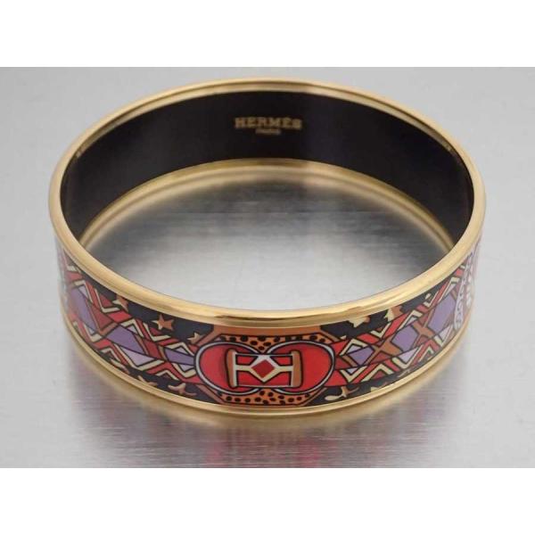 エルメス Hermes バングル エマイユ おすすめ セール 登場から人気沸騰 ゴールドｘマルチカラー 金属素材ｘエナメル