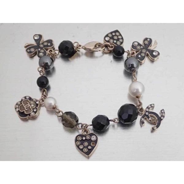 CHANEL シャネル ブレスレット ココマーク 金属素材xエナメルx