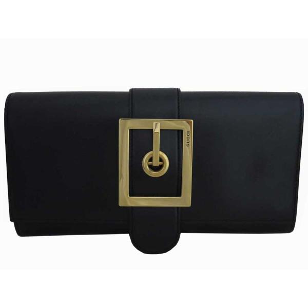 GUCCI グッチ Gucci クラッチバッグ レザーxゴールド金具