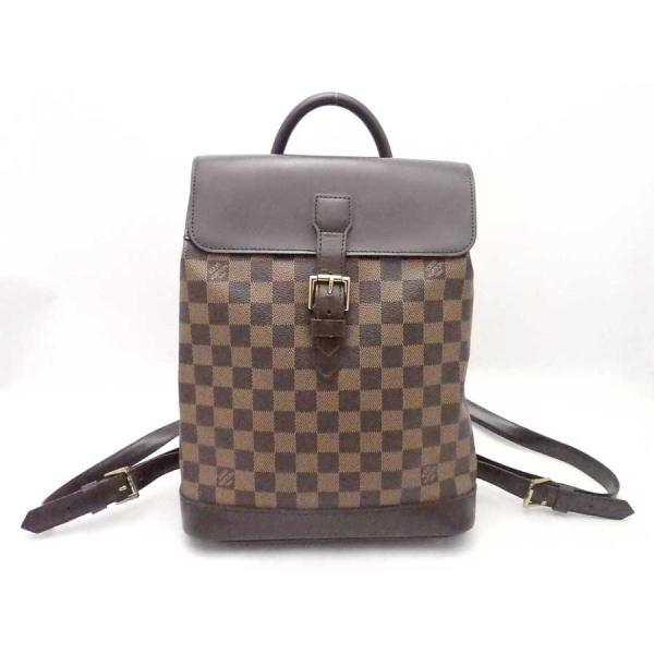 【美品】LOUIS VUITTON リュック ソーホー ダミエ・キャンバスエベヌ LOUIS VUITTON（ルイ・ヴィトン） ルイ ヴィトン リュック ダミエ