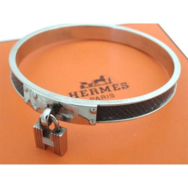 HERMES（エルメス） バングル ブレスレット H ロゴ カデナ メタル