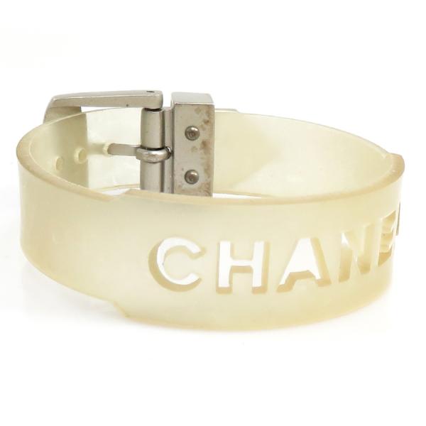 ★美品★CHANEL シャネル ピンク ラバーベルト ラバーブレスレット ☆CHANEL☆ ピンク ラバーベルト ラバーブレスレット