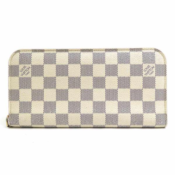 【美品】ルイヴィトン ☆ポルトフォイユアンソリット ダミエ アズール 長財布 LOUIS VUITTON ルイ ヴィトン 二つ折り長財布 ダミエアズール
