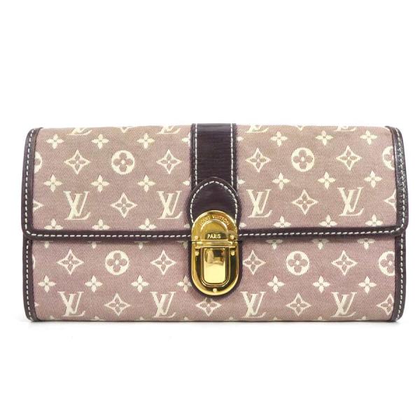 美品　モノグラム・イディール ポルトフォイユ・サラ セピア LOUIS VUITTON ルイ ヴィトン 長財布 モノグラムイディール
