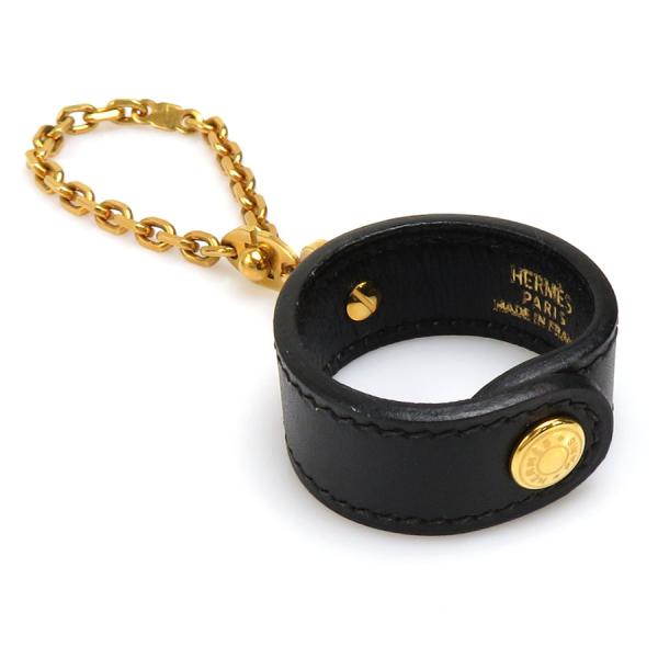 エルメス HERMES チャーム グローブホルダー レザー/メタル /ゴールド エルメス HERMES チャーム グローブホルダー レザー/メタル