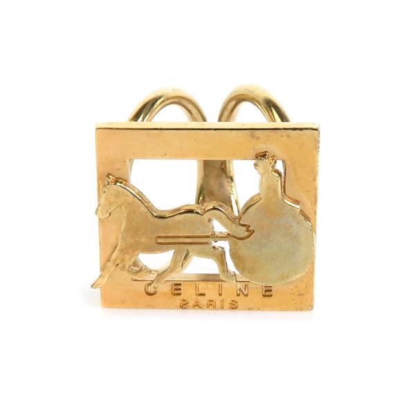 CELINE ゴールド　スカーフリング CELINE セリーヌ ゴールド スカーフリング 小物