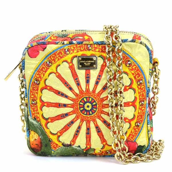 ドルチェアンドガッバーナ DOLCE&GABBANA ショルダーバッグ キャンバス 