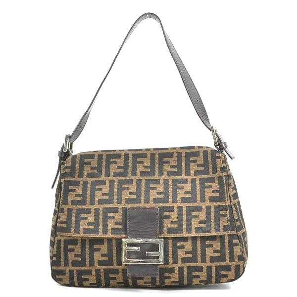 Fendi ズッカ マンマバケット キャンバス ショルダーバッグ FENDI（フェンディ） ショルダーバッグ ズッカ マンマバケット