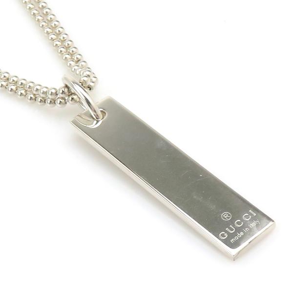 GUCCI（グッチ） ネックレス ボール ダブルチェーン シルバー925