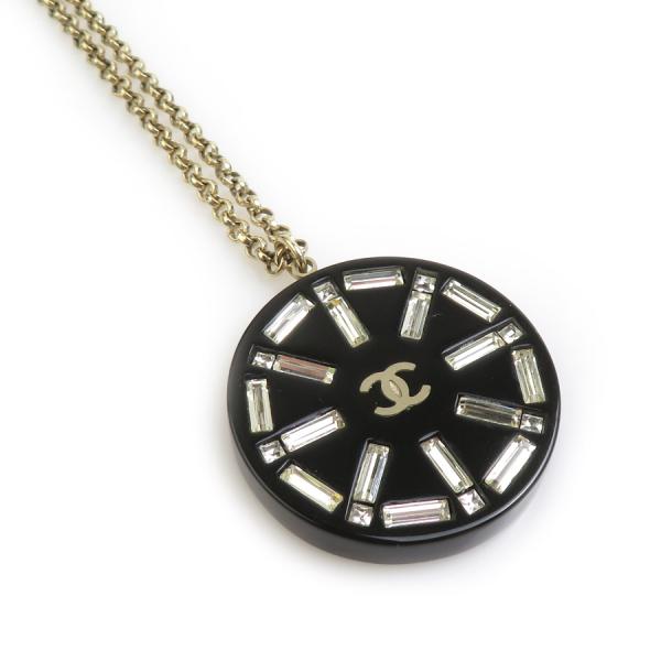 CHANEL シャネル ネックレス ココマーク メタル/レジン ゴールド