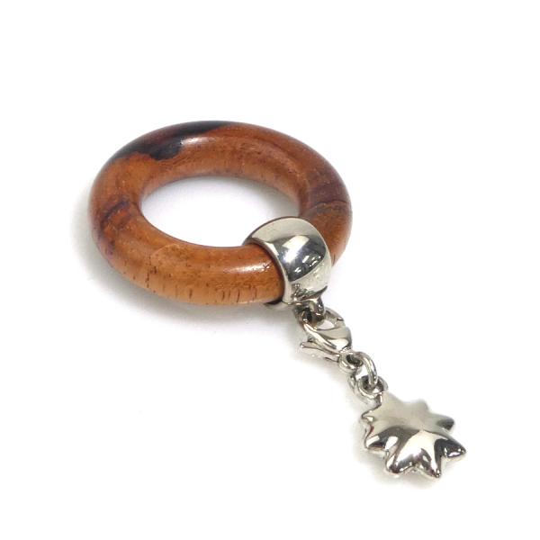 HERMES（エルメス） スカーフリング 星を巡る旅展 限定 ウッド/メタル