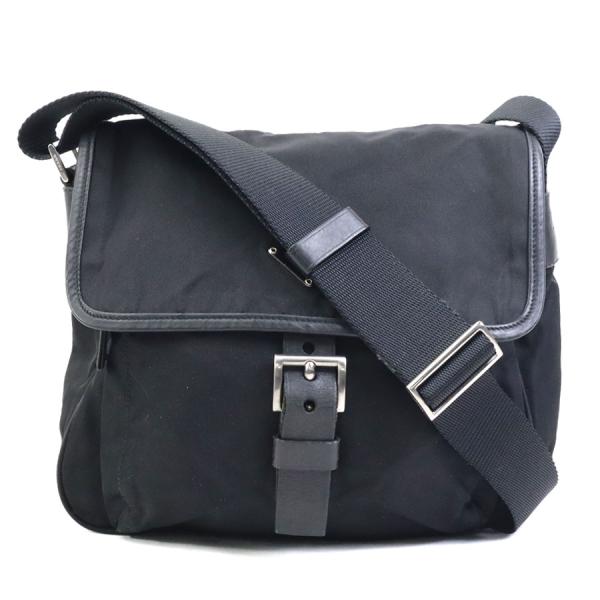 PRADA（プラダ） 斜め掛けショルダーバッグ ナイロン ブラック
