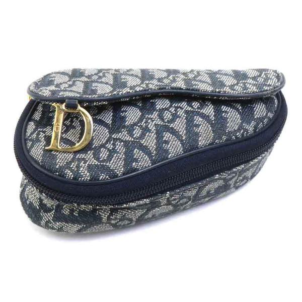 クリスチャンディオール Christian Dior ポーチ トロッター キャンバス