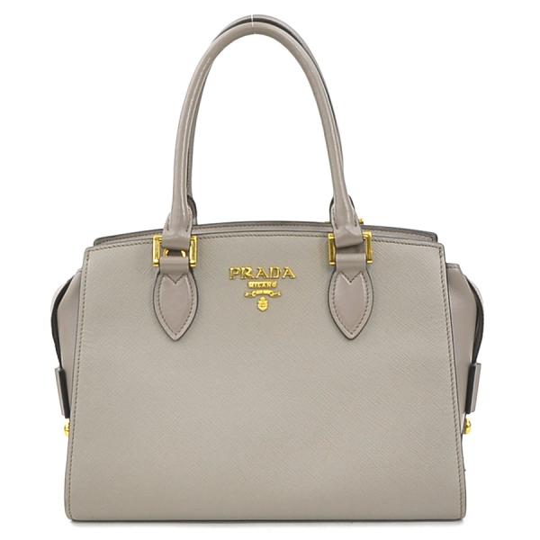 PRADA（プラダ） ハンドバッグ レザー グレー : ブランドバリュー
