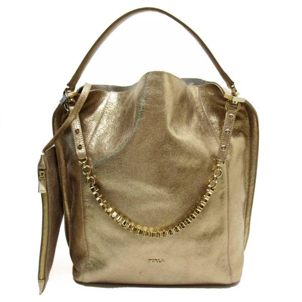 FURLA（フルラ） ショルダーバッグ レザー ゴールド : ブランド
