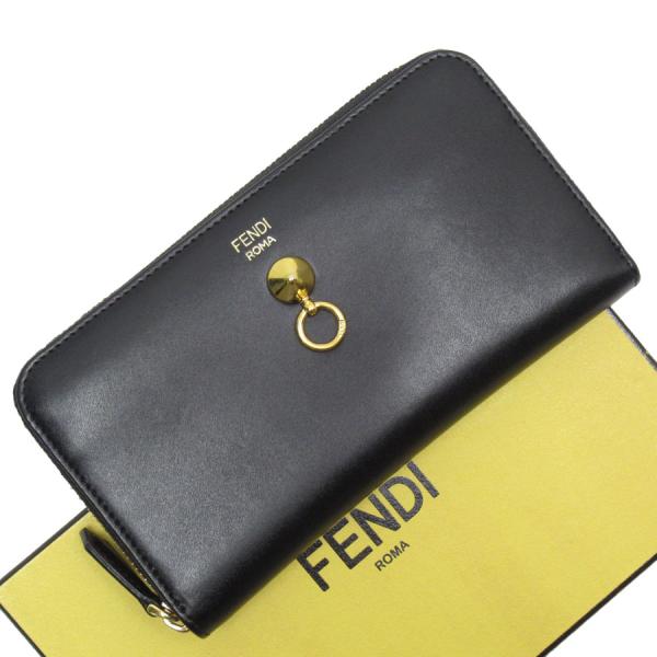 FENDI（フェンディ） ラウンドファスナー長財布 バイザウェイ レザー