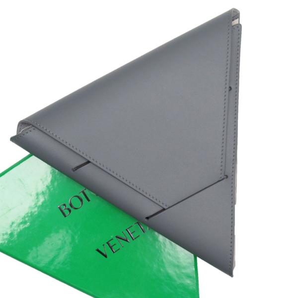 ボッテガヴェネタ BOTTEGAVENETA ノート トライアングル レザー グレー