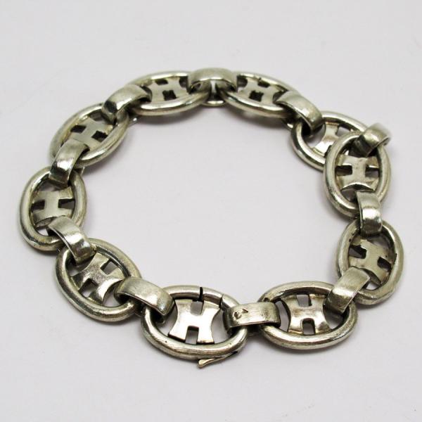 エルメス 18 Off Hermes ブレスレット 金属素材 定番人気 シルバー