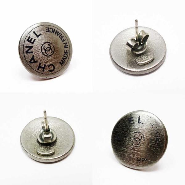 シャネル 日本正規品 Chanel ピアス シルバー 金属素材 定番人気