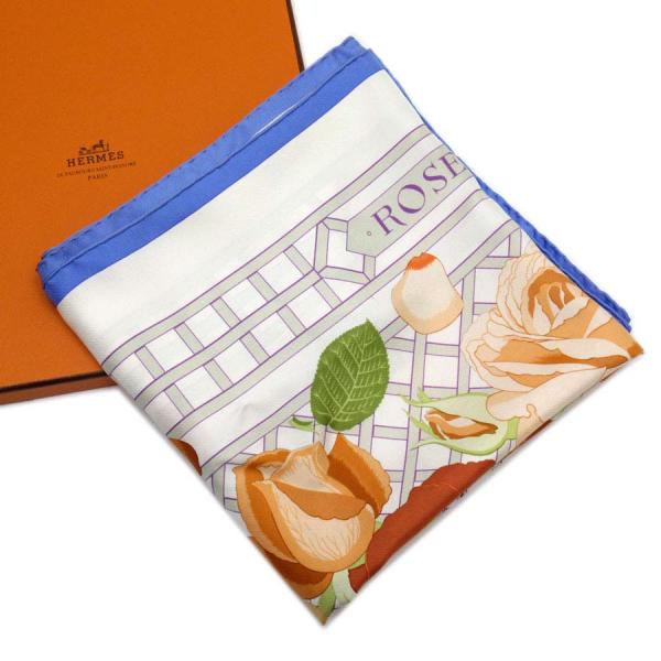 極美品✨HERMESエルメス　バラ園　ROSERAIE カレ90 極美品✨HERMESエルメス バラ園 ROSERAIE カレ90 - メルカリ