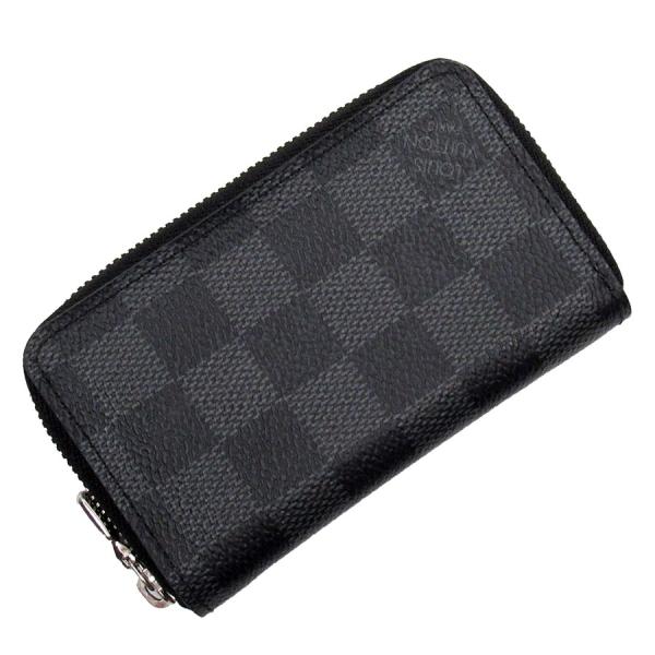 美品 ルイヴィトン ダミエ グラフィット ジッピー コインパース MI4110 LOUIS VUITTON ルイ ヴィトン コインケース ダミエ グラフィット