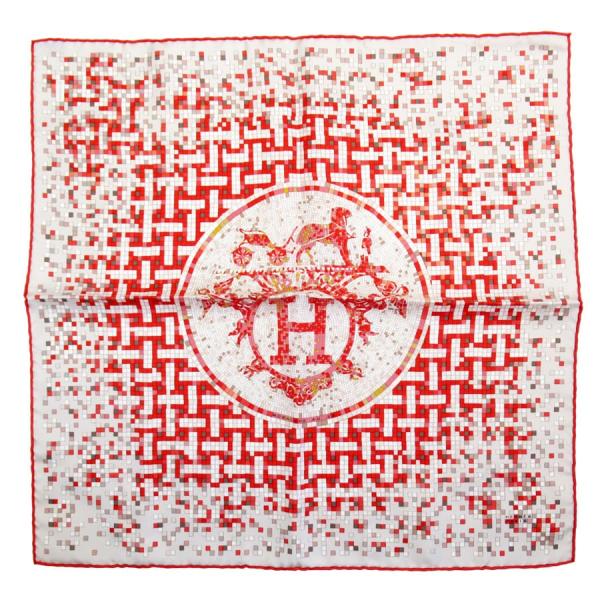 HERMES（エルメス） スカーフ カレ45 モザイク24 100％シルク オフ