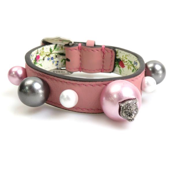 【GUCCI】パール ブレスレット GUCCI グッチ フローラ ダイヤモンド パール ブレスレット K18