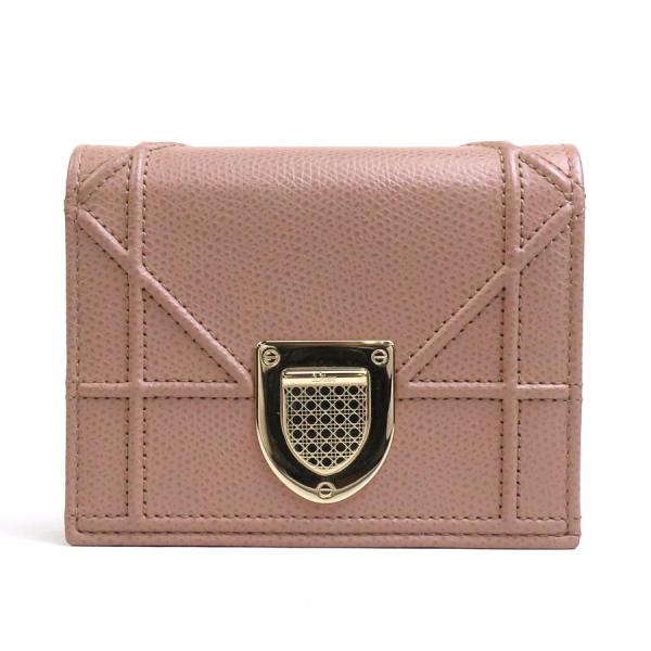 Christian Dior 二つ折り財布 ブラウン/ベージュ Christian Dior 「Christian Dior」 財布 - ブラウン レディース