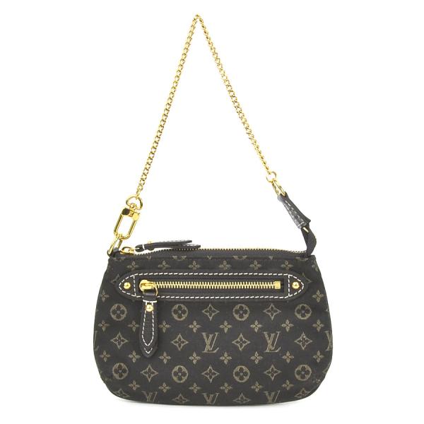 【美品】LOUIS VUITTON ミニポーチ モノグラム ミニラン エベヌ 美品】LOUIS VUITTON ミニポーチ モノグラム ミニラン エベヌ