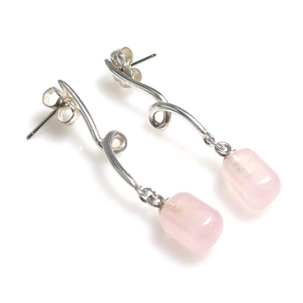 TIFFANY&Co.（ティファニー） ピアス シルバー925/ローズクォーツ 