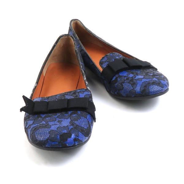マークジェイコブス MARC JACOBS パンプス フラットシューズ レザー