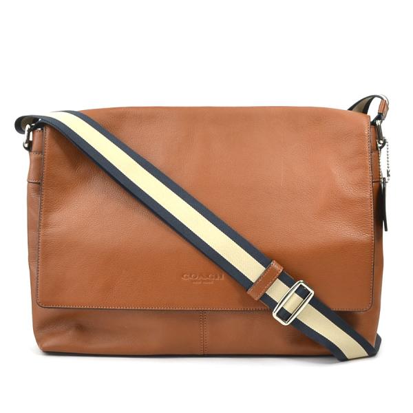 COACH（コーチ） ショルダーバッグ レザー キャメル : ブランド