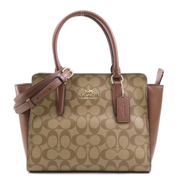 COACH コーチ シグネチャー パッチワーク ショルダー バッグ ブラウン系 Brandol / COACH コーチ ショルダーバッグ シグネチャー ミニ