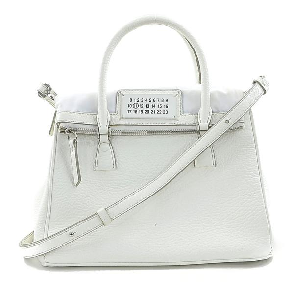 【値下げ中！】マルジェラ 5AC ミニ ホワイト Margiela ハンドバッグ メゾンマルジェラ レディース バッグ Maison Margiela 5AC ミニ