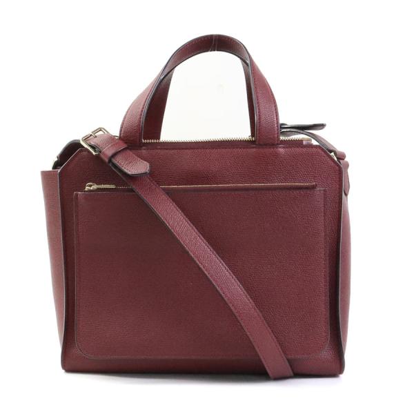 Valextra レザー ショルダーバッグ パーティ 2way brandvalue-store_h30975a
