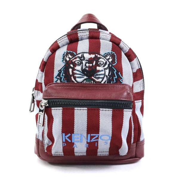ケンゾー kenzo リュック KENZO（ケンゾー） リュック ナイロン/レザー ボルドー×ライトブルー