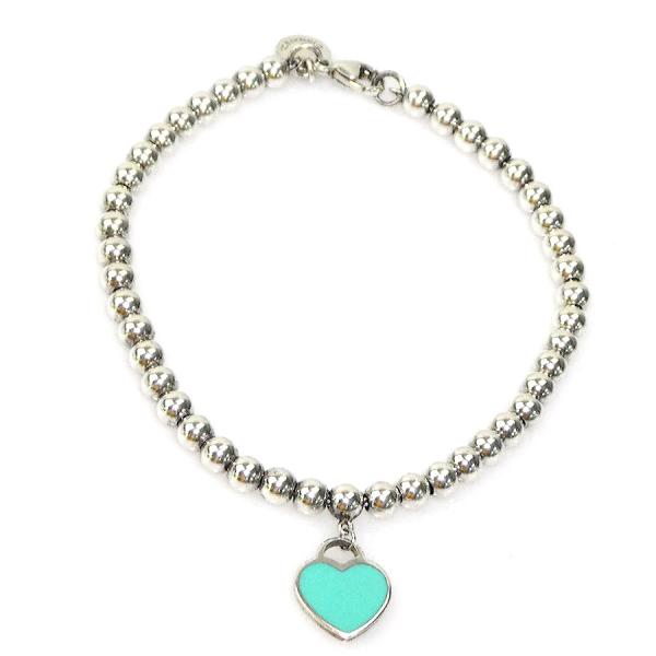 TIFFANY&Co.（ティファニー） ブレスレット ブルー ハート タグ ビーズ