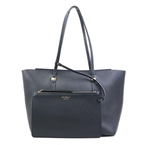 サルヴァトーレフェラガモ ヴァラ ハンドバッグ ファブリック ブラック サルヴァトーレフェラガモ Salvatore Ferragamo ハンドバッグ